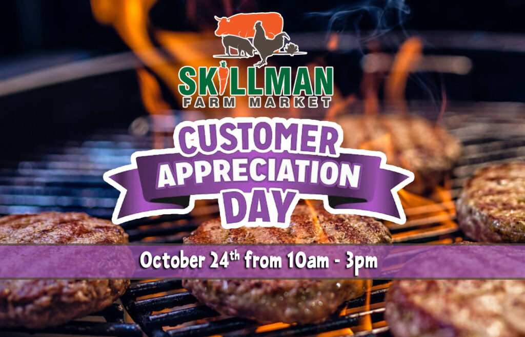 Skillman Farm Market and Butcher Shop is New Jersey's place to buy Simply Grazin' meats- Customer Appreciation Day