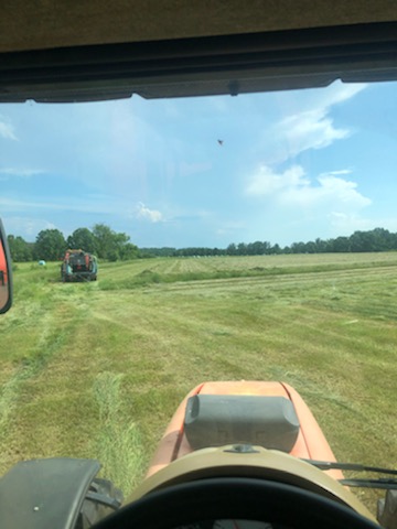 summer crop work upstate NY farm